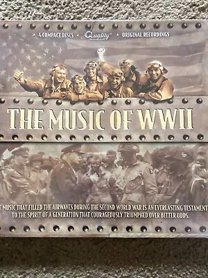 The Music Of WWII World War 2 (4 CD Boxed Set) Original Restored Recordings • $9