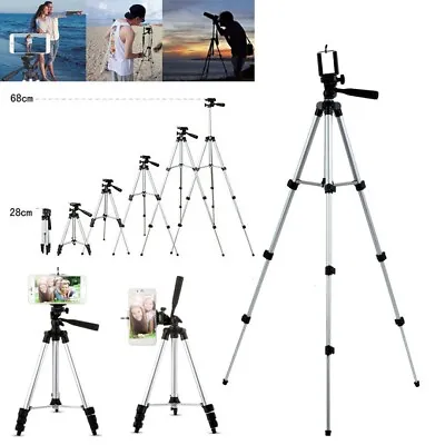 £11.96 • Buy Universal Tripod Stand Telescopic Phone Camera Holder For IPhone Samsung Huawei