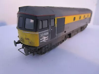 LIMA  Class 33 DCC CHIP FITTED ENGINEERS DUTCH LIVERY WEATHERED UNBOXED BARGAIN • £22.50