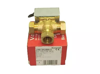 Genuine ! Honeywell 3 Port Mid Position 28mm Diverter Valve V4073a1088 • £108