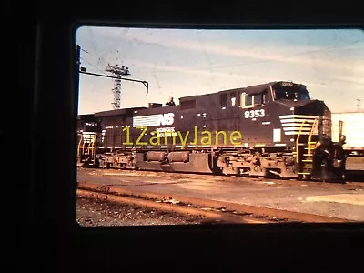 11220 VINTAGE Train Engine Photo 35mm Slide NS 9353 ENOLA PA MAR 21 09 • $12.95