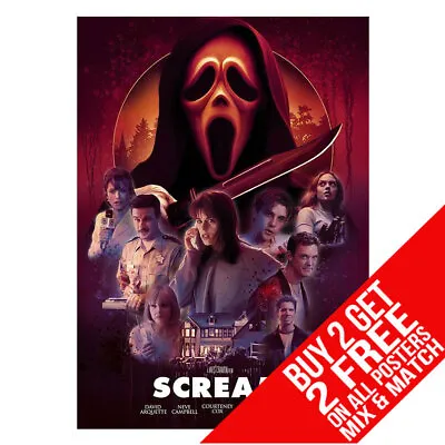 Scream Bb4 Poster Art Print A4 A3 Size Buy 2 Get Any 2 Free • £8.97
