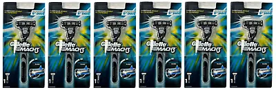 Gillette Mach3 Razor Handle - Holds All Mach3 And Venus Blades (6 Pack) • $37.08