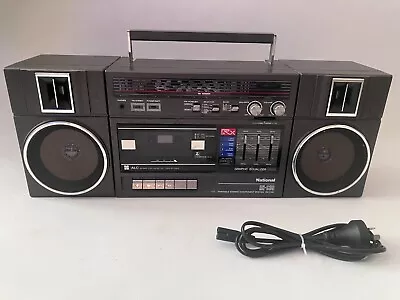 Vintage 80s National RX-C39 Portable Cassette Tape Radio Boom Box Ghetto Blaster • $69.95