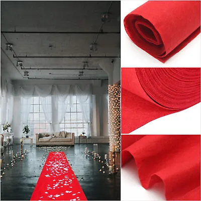 32ft Hollywood VIP Red Carpet Aisle Prom Night Party Floor Runner Decoration • £20.99