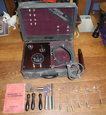 BRANSTON GENERATOR ~ Violet Ray / Electrotherapy Medical Machine (NOT WORKING) • $199.99