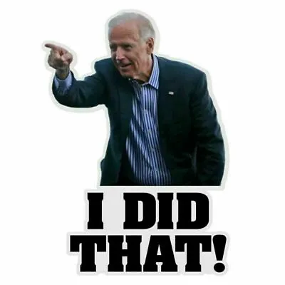 New 200pcs Joe Biden I DID THAT Sticker Funny Humor Sticker Decal Gas Pump US • $4.99