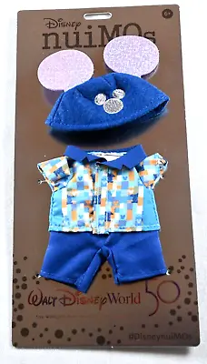 NuiMOs Shirt Pants & Mickey Ear Hat WDW 50th Anniversary Outfit For NuiMOs Plush • $19.99