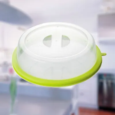 Oven Heating Plate Cover Green Microwave Clear Food Refrigerator Kitchen Tool • $6.90