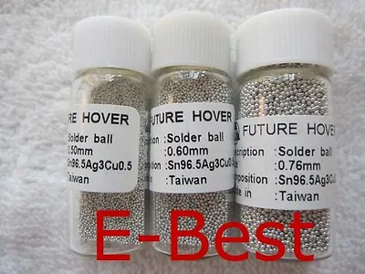 25k 0.5 0.6 0.76 Mm 0.5mm 0.6mm 0.76mm BGA Solder Reball Balls Lead Free RoHS • $13