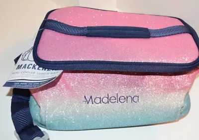 Mackenzie Mini Cooler Lunch Bag Rainbow Ombre Sparkle NEW NWT Madelena • $10.99