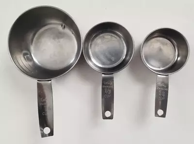 Foley 1 Cup  1/3 And 1/4 Measuring Cups - Stainless Steel • $17.95