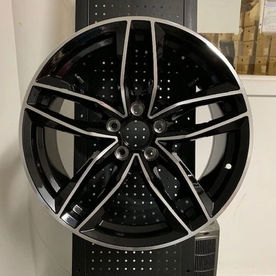 $845 • Buy 18  Black Rs6 Style Wheels Rims Fits Vw Volkswagen Golf Gti Jetta Gli Passat