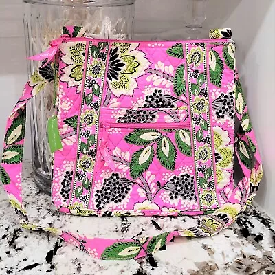 Vera Bradley Hipster Crossbody Shoulder Bag Priscilla Pink Purse W/ Tags NEW • $31.96