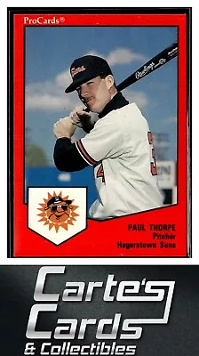 Paul Thorpe 1989 ProCards Minor League Team Sets #285  Hagerstown Suns • $1.95
