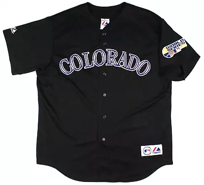 Matt Holliday Colorado Rockies Vintage 2007 World Series MLB Baseball Jersey XL • $84.99
