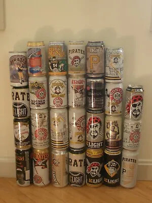 PITTSBURGH PIRATES Beer Cans EMPTY Clemente IRON CITY Choice LOWEST PRICES • $5