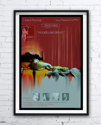 MULHOLLAND DRIVE  Polish Poster DAVID LYNCH [ Twin Peaks Lost Highway Print ] Dr • $62