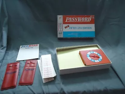 VINTAGE 1970 MILTON BRADLEY PASSWORD FIFTEEN EDITION 4260 ( Complete ) (e) • $18.99