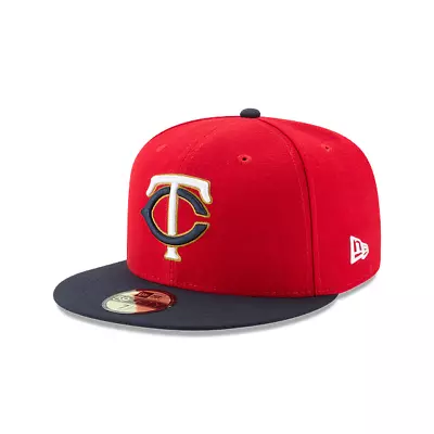 Minnesota Twins 59fifty New Era Red Navy 2tone Fitted Hat • $19.95