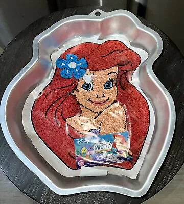 WILTON Disney Little Mermaid Ariel Cake Pan 2105-4355 Princess Aluminum Baking • $9.89