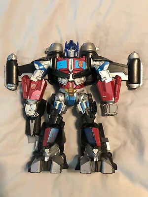 RARE Optimus Prime Mega Power Bot Transformers Light-Up Talking 12  • $23.99