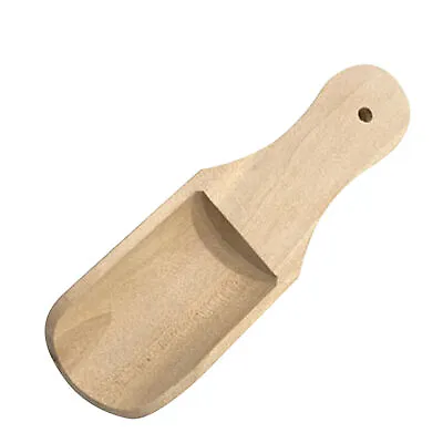 Wooden Scoop Natural Burr Free Wooden Washing Powder Scoop Practical • £2.86