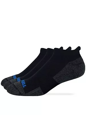 Top Flite Mens Moisture Wicking Seamless Toe Heel Tab Sport Socks 3 Pair Pack • $9.99