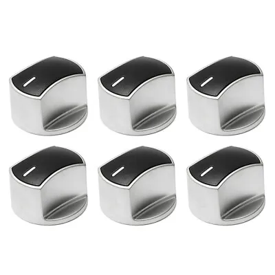 6x Metal Universal Gas Stove Knobs Cooker Oven Hob Switch Control For Kitchen • £11.85