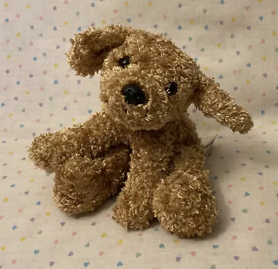 Vintage Mary Meyer Golden Brown Curly Puppy Dog Stuffed Animal Beanbag Plush 5” • $9.99