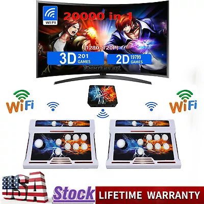 WIFI Pandora Box 3D 20040 Games In1 Retro Video Game Double Stick Arcade Console • $100.90