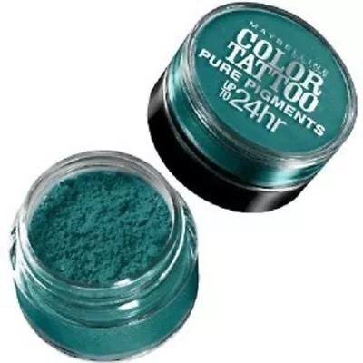 2 Pack Maybelline New York Eye Studio Color Tattoo Pure Pigments Never Fade Jade • $9.82