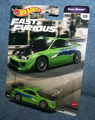 2021 Hot Wheels Premium MITSUBISHI ECLIPSE Fast & Furious Stars 1/5 Green • $33.99