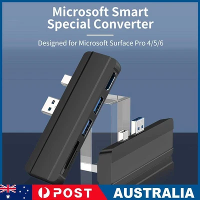 $20.50 • Buy 5 In 1 USB Hub With HDMI Compatible 2 Port USB 3.0 TF Slot For Surface Pro 6 5 4