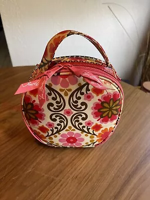 Vera Bradley Folkloric Retired Cosmetic Bag W/ Multiple Pouches And Good Storage • $25