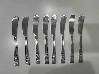 8 Community Plate 1936 Coronation Butter Knifes Bread Spreader Oneida • $35