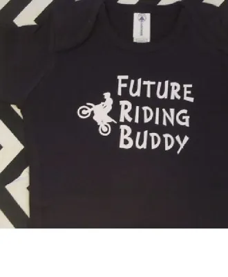 Dirt Bike Baby Onesie Bodysuit Shirt Infant Motocross Future Dirt Bike Rider • $19.95