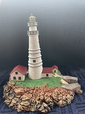 Vintage The Danbury Mint Historic American Lighthouses  Boston Light  1992 • $15