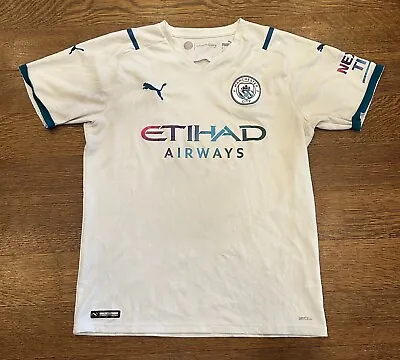 Manchester City 2021/22 Away Soccer Jersey - M • $40