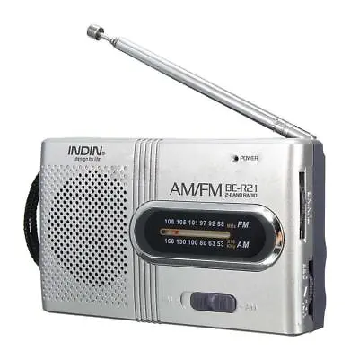 £5.99 • Buy AM/FM Mini Portable Telescopic Antenna Radio Pocket World Receiver Speaker AO