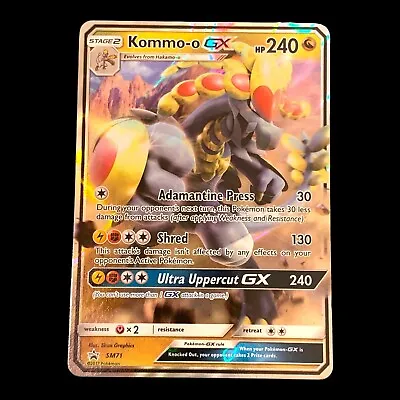 Pokémon TCG Kommo-o GX Sun & Moon SM71 Promo • $3.87