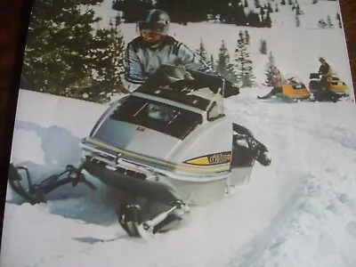 1973 Vintage SKI DOO TNT SILVER BULLET Snowmobile Brochure • $13.12