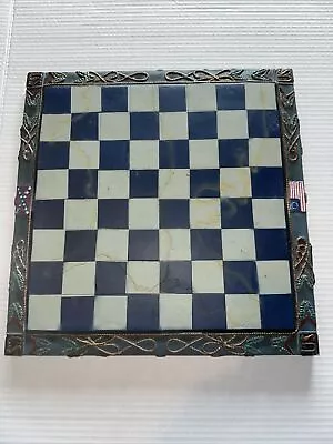 Civil War United States Chess Board Vintage Southern Heavy Confederate Union • $50