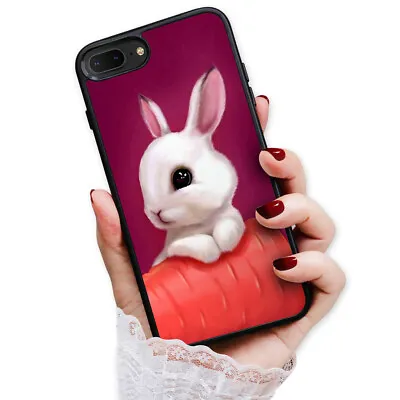 $9.99 • Buy ( For IPhone 6 / 6S ) Back Case Cover H23079 Cute Rabbit