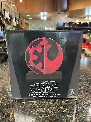 Gentle Giant Star Wars Imperial And Rebel Emblem Collectible Bookends #2486/4000 • $119.99