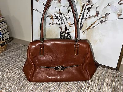 Vintage Coach Bag Purse Soft Light Brown Leather Turn Lock • $25