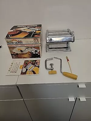 Deluxe Atlas Pasta Queen Noodle Making Machine By Marcato For Himark 15-4590 • $33.98