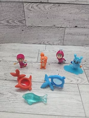 Lot Of 7 Miniature Plastic Animals Figurines Magnifying Glass Fish (Bin2) • $4.99