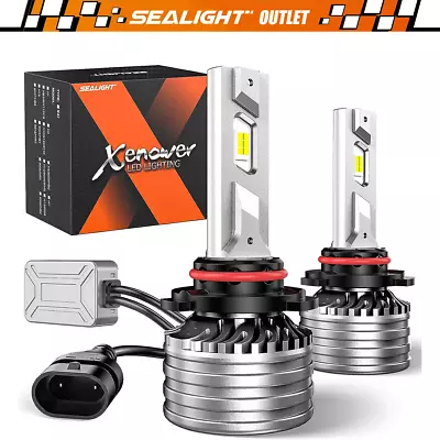 SEALIGHT X4I 9005 HB3 LED Blubs 6000K Cool White 34000 LM Fog Lights New • $79.90