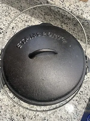 Stansport Camping Cast Iron Dutch Oven • $44